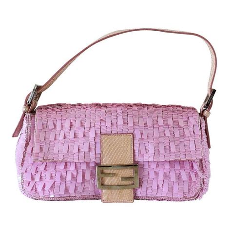 fendi baguette bag vintage pink|authentic vintage fendi handbags.